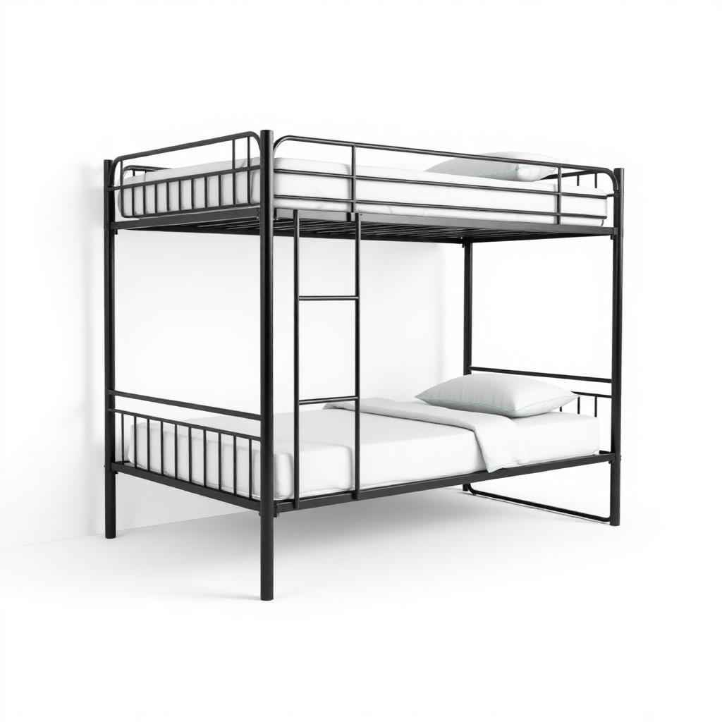 Black Metal Bunk Bed
