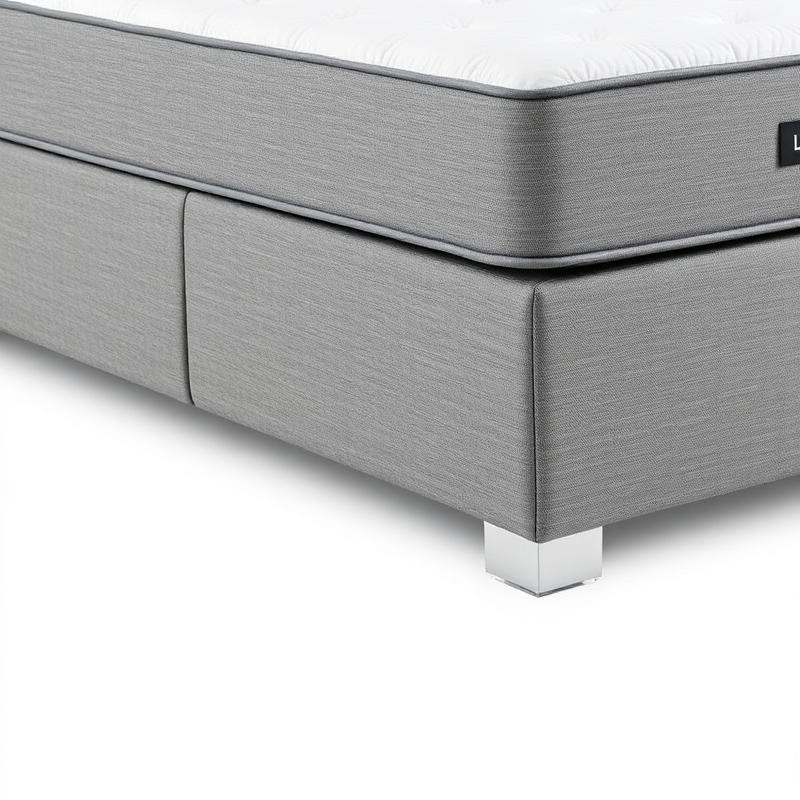 Grey Fabric Divan Bed