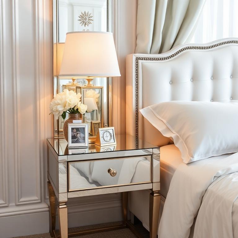 Mirrored Glam Bedside Locker