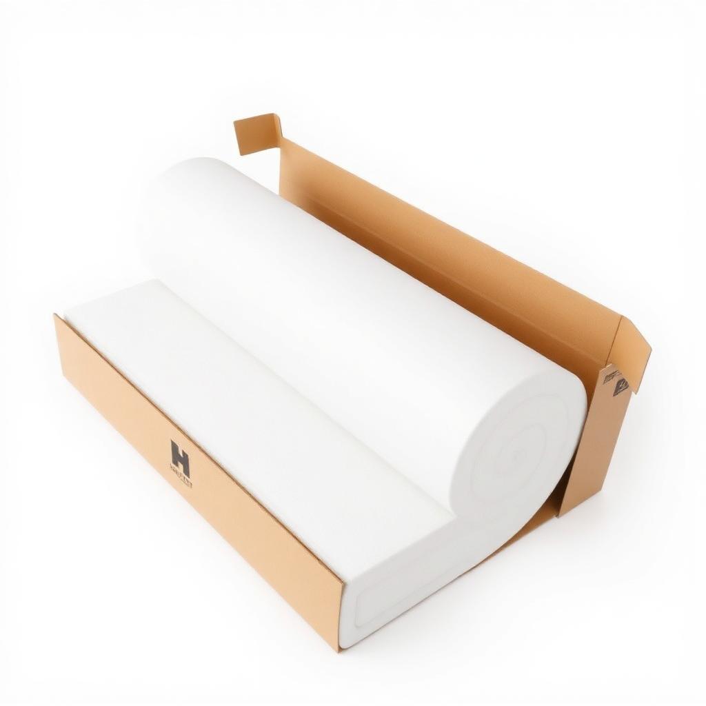 Boxed Memory Foam Roll-Up Double