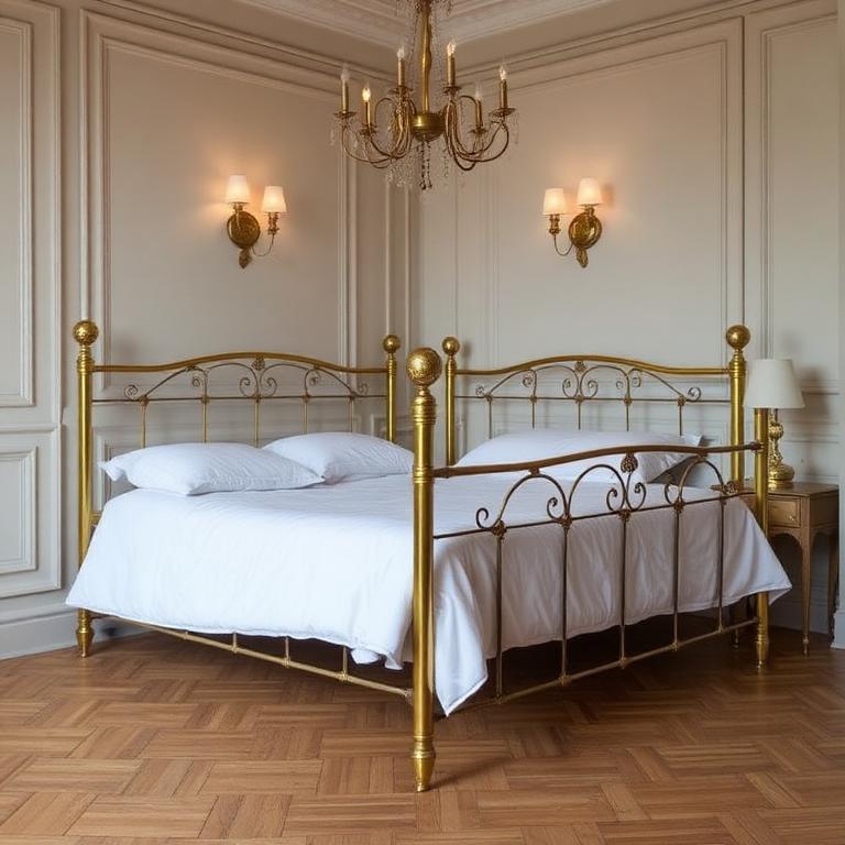 Antique Brass Metal Bed