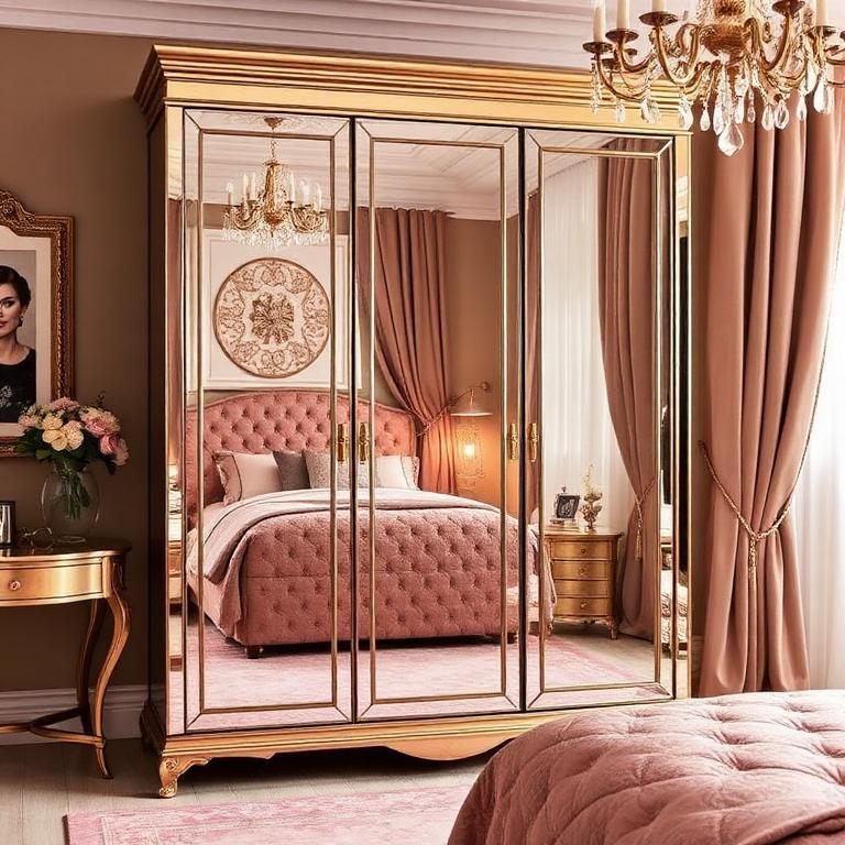 Mirrored Glam Wardrobe