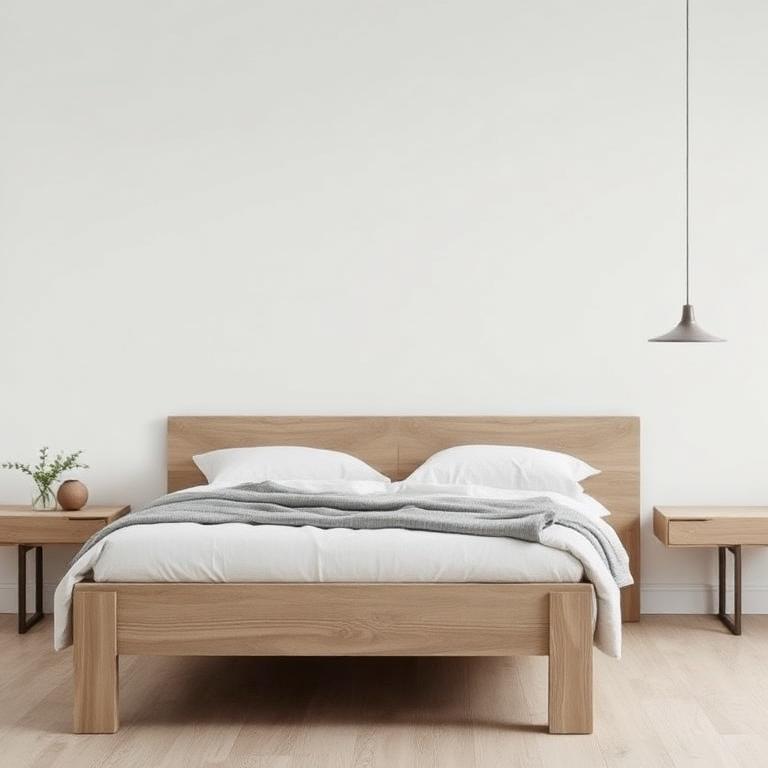 Grey Washed Oak Bed